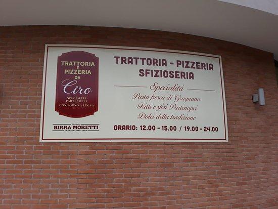 Trattoria e Pizzeria Da Ciro